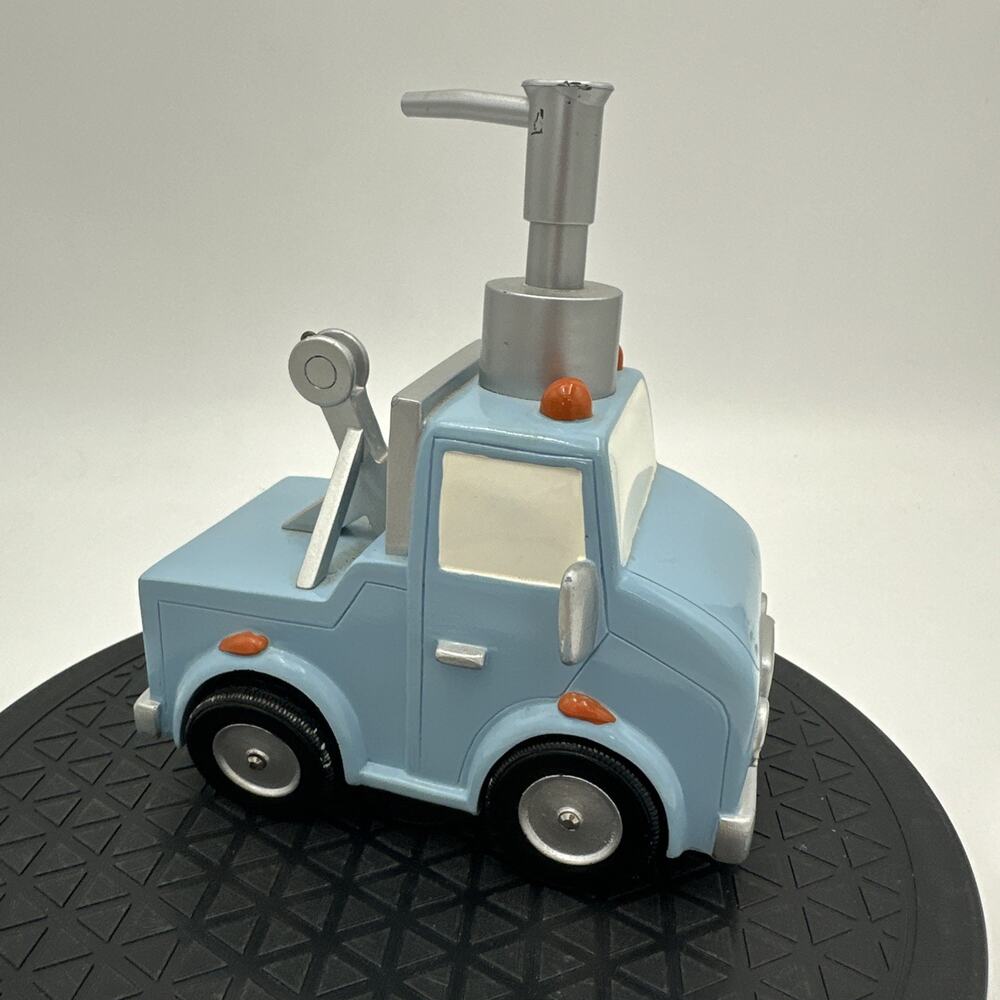 Blue Tow Truck Truck Kids Bathroom Lotion Soap Dispenser